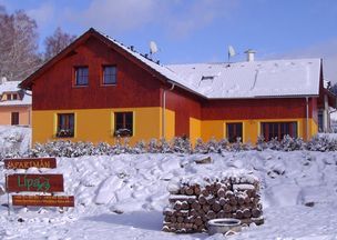 Apartmán Lípa Lipno v zimě -